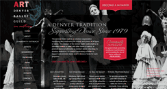 Desktop Screenshot of denverballetguild.org